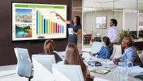 Large display in meeting on wall_portrait-Audio visual-Product